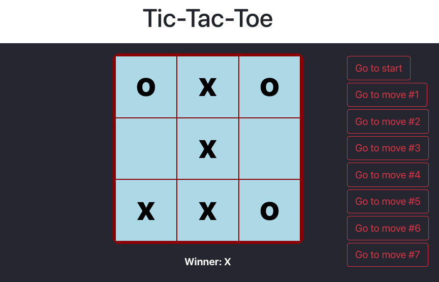 react-tic-tac-toe